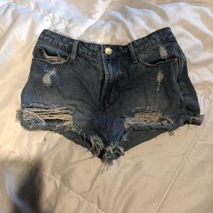 Articles of society denim shorts